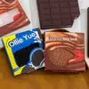 Mini Cuaderno Creativo Sabor Chocolate, Cuaderno Estético de Alto Valor para Alivio del Estrés Estudiantil, Cuaderno de Bolsillo Portátil