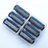 Afeitadora manual de seis hojas de acero inoxidable de suministro transfronterizo, cabezal de afeitado de 6 capas para hombre, venta al por mayor de fábrica