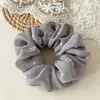 2026 Nuevo Modelo Scrunchie de Chifón Dorado en Relieve para Mujer, Coleta de Moda, Cuerda Elástica para el Cabello, En Stock para Venta al por Mayor
