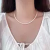 2025 Nuevo Collar de Perlas de Agua Dulce Natural Aurora Xiao Mi Cadena para Clavícula de Perlas Pequeñas de Alto Grado, Más Fácil de Combinar