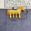 Peine de Sándalo con Forma de Caballo para Masaje de Meridianos, Set en Caja de Regalo, Buena Suerte y Prosperidad, Regalo para Personas Mayores