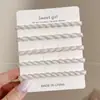 Elásticos de Cabelo em Caixa 2025 Novo Estilo Elásticos para Mulheres, Alta Elasticidade Cordas de Cabelo Duráveis, Acessórios de Cabelo para Rabo de Cavalo Alto, Faixas de Cabelo