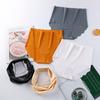 Ropa interior femenina sin costuras de tiro alto, estilo seda de hielo, control de abdomen, levantamiento de glúteos, entrepierna amigable con la piel, ondulada, estilo verano delgado, suave y amigable con la piel