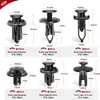 Producto Nuevo Transfronterizo Caja con 120 Piezas Clips de Plástico Automotriz Clips de Expansión para Fijación en Panel Interior de Puerta de Coche Clips de Parachoques