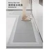 Tapete de Piso para Cozinha Antiderrapante à Prova de Óleo para Casa Lavável Sem Lavar Entrada Resistente à Sujeira Diatomita Tapete para Banheiro Vaso Sanitário