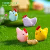 Terrario de musgo de comercio exterior, figuras creativas de pollitos en miniatura, artículos decorativos DIY, accesorios de bolsa sorpresa, adornos para coche pequeños