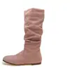 Verão 2026 Novo Comércio Exterior Tamanho Grande Feminino Casual Confortável Estilo Europeu e Americano Botas Rasas Plissadas Tamanho Único
