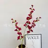 Planta de flor de simulación roja flor escena de boda al aire libre diseño decoración de interiores auditorio fábrica de flores artificiales venta al por mayor