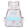 Mochila Escolar con Bordado de Letras Estilo Universitario Japonés para Estudiantes Mujeres Alta Apariencia para Clase y Tutoría Mochila de Doble Hombro Mochila Casual Versátil