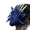 Grampo de cabelo de caveira e lírio-aranha com atmosfera sombria, acessório de cabelo para Hanfu, presilha de cabelo de alto valor, realista e elegante