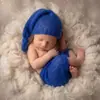 Ropa de estilo elfo tejida a mano con mohair para fotografía infantil, de punto para fotos de bebé, nueva, transfronteriza