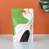 Bolsa de pie de dibujos animados de pan tostado semi-transparente engrosada, soporte para repostería de copo de nieve, bolsa de empaque para galletas, bolsa con cierre hermético