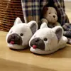 Nuevas Zapatillas de Algodón con Dibujos de Carlino Lindos para Mujer, Otoño/Invierno, para el Hogar, Interiores, con Felpa Extra Cálida, de Punta Cerrada