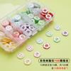 Botones Plásticos de Colores para Camisas de Bebé y Niños, Dos Agujeros y Cuatro Agujeros Materiales para Manualidades DIY, Botones Decorativos para Camisas