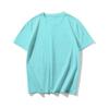 Verão Cor Pura Ombro Caído Camiseta Masculina Tendência Solta Casual Fina Respirável Manga Curta Estilo Hong Kong Tendência Marca Mangas Três Quartos