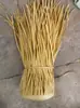 Herramientas de paja Atracciones de bricolaje Paneles de paja Plástico ignífugo Césped decorativo Cobertizos de paja para exteriores Granero Césped de imitación tejido de piel