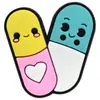 Desenho Animado Transfronteiriço Pequeno Médico Azul PVC Borracha Macia Adesivo Plano Acessório DIY Estetoscópio Broche Decoração