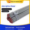 Trilho Guia de Eixo Óptico Linear, Haste Cromada, Eixo Temperado Macio e Duro, Haste do Pistão, Eixo de Transmissão Guia Mecânica 45 # Eixo Óptico de Precisão
