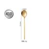 Cuchara de Acero Inoxidable Portugués 304 Engrosada para el Hogar Cena Sopa Cuchara Mango Largo Cuchara para Mezclar Cuchara para Postre Tenedor Tenedor para Fruta
