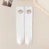 Calcetines largos nuevos para niñas transfronterizos, calcetines hasta la rodilla para niños de primavera y otoño, calcetines de dibujos animados de princesa para niñas de otoño, venta al por mayor
