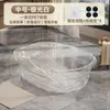 Tina de Plástico Diseño Integrado Multifuncional con Lavabo Especial Engrosado para Niños, Tina para Lavar Ropa de Bebé, Tabla de Lavar Grande para Uso Doméstico