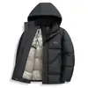 Abrigo de algodón grueso y cálido de invierno para hombre con capucha desmontable, chaqueta de algodón plumón para hombre, top de algodón de invierno para hombre