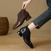 Nuevos zapatos planos versátiles de moda para mujer de otoño, zapatos cuadrados con hebilla cuadrada en forma de V para el trabajo, punta cuadrada, estilo retro francés, tacón grueso, colección 2026