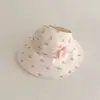 Chapéu de Sol para Bebê Verão Meninas Top Aberto Chapéu de Sol Aba Larga Menina Doce Verão Chapéu de Sol para Menina Bebê
