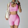 Pantalones deportivos más vendidos de Amazon, shorts de yoga ajustados sin costuras que levantan el trasero, conjunto de pantalones de fitness para mujer de alta elasticidad