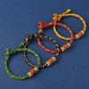 Pulsera de Cuerda Roja Taisui 2025 Este Año de la Serpiente pertenece a Serpiente Dragón Tigre Mono Cerdo Usar Cuerda Roja Tejida Regalo para Hombres y Mujeres