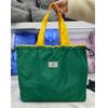 Bolsa de Compras Plegable de Gran Capacidad Transfronteriza Bolsa de Almacenamiento Portátil de Playa Bolsa de Compras Bolsa de Compras Bolso de Mano para Supermercado en stock