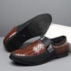 Zapatos Nuevos de Cuero Transfronterizos para Hombre, Zapatos Formales Slip-On de Moda para Hombres de Negocios, Zapatos de Comercio Exterior para Hombre, Zapatos de Otoño e Invierno, Mocasines