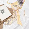 Nuevo pañuelo francés retro para el cabello Pañuelo pequeño para mujer primavera y otoño Estilo occidental versátil pañuelo pequeño para corbata de camisa bolsa pañuelo pequeño