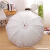 Paraguas de Sol Reforzado de Diez Varillas Jazmín de Noche 70% de Descuento Hermoso Paraguas Floral Recubrimiento Negro Protección Solar Parasol Paraguas Sombrilla