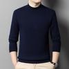 Suéter Puyuan para hombre 520 g 100% lana acolchado cuello semi-alto peinado 100% lana ajustado camiseta interior para hombre al por mayor
