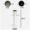 Suministro Transfronterizo de Accesorios para Estufas de Leña de Camping para Exteriores, Antichispas, a Prueba de Viento, Chimenea Ajustable, Rejilla Antiescaldado para Estufa de Calefacción, Conector de Codo