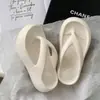 Chanclas de Suela Gruesa de 6 cm para Verano para Mujer, Calzado de Exterior, Suela Suave, Antideslizantes para Interiores, Chanclas de Playa