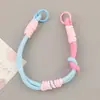 Nuevo Cordón Tejido Multicolor para Teléfono, Llavero Corto Universal, Decoración de Mochila, Cuerda Decorativa, Cadena Colgante al por Mayor
