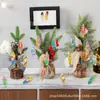 18 Piezas Decoraciones Colgantes de Tabla de Surf de Verano Decoración de Festival Colorida de Madera Colgante de Decoración para Fiesta en Interiores y Exteriores