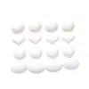 Blanco Puro Multi-Estilo Corazón Ovalado Semicircular Adorno de Resina Pegatina DIY Aretes Pendientes Accesorios para el Cabello Accesorios para Funda de Teléfono