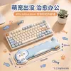 Apoio de pulso para mouse pad feito sob medida, suporte de pulso de esponja em formato de desenho animado, conjunto de mouse pad e apoio de pulso para teclado, designs personalizados disponíveis mediante solicitação