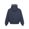 AW602 Moda de rua americana de alta qualidade com design bordado, jaqueta masculina de algodão com capuz, espessa, de caimento solto, para o inverno