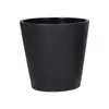 Vaso de Flor Imitando Porcelana em Melamina, Preto Fosco e Branco, Formato Cônico Simples, Vaso para Interior, Fornecimento Direto do Fabricante
