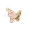 Transfronterizo Nuevo Acero Inoxidable Goteo de Aceite Mariposa Vintage DIY Collar Pulsera Joyería Accesorios Colgante Patrón Animal