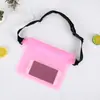 Bolsa impermeable para teléfono móvil con sellado de tres capas, bolsa de cintura impermeable de PVC, nueva, para festivales de salpicaduras de agua en la playa al aire libre