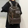 Nova mochila unisex transfronteiriça, versão coreana, mochila esportiva versátil, bolsa escolar leve para alunos do ensino fundamental II e médio