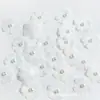 Flor de Hilo Tridimensional de Perla Materiales DIY Flores Artificiales Hechas a Mano Accesorios para el Cabello Tocados Accesorios para Vestidos de Novia Accesorios de Joyería
