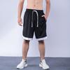 Novos shorts de cor sólida marca de moda masculina calças do meio verão da moda basquete casual corrida bolso shorts largos