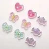 Zhen Tu Super Fada Verão Alta Transparência Pó de Glitter Açúcar Brilhante Doce Borboleta Coração Patch de Resina Acessórios Decorações DIY