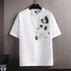 2026 Nueva Verano Seda de Hielo Delgado Manga Corta Hombre Versátil Holgado Tendencia Camiseta Nueva Chinoiserie Cuello Redondo Manga Corta Hombre